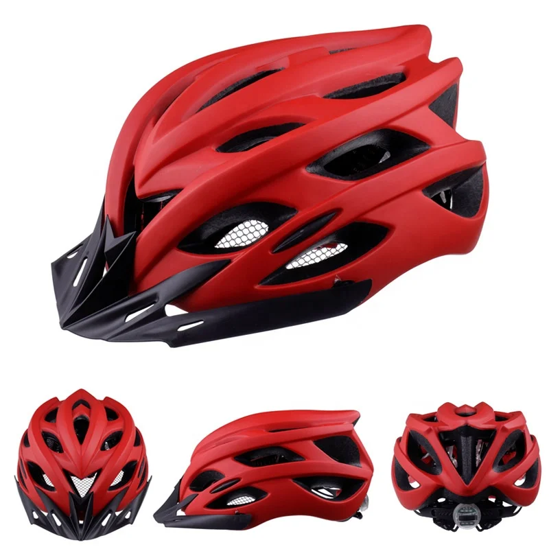 Fashionable stylish bicycle dirt Magnet helmet bike factory with LED