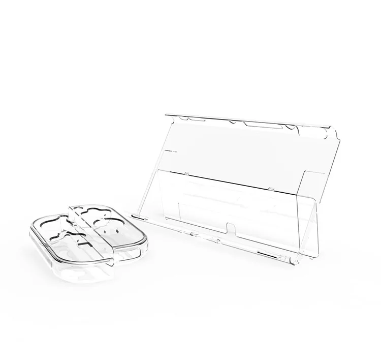 Protective Flip Cover Hard Shell Crystal Clear TPU Case For Nintendo Switch Oled Console Joy-con
