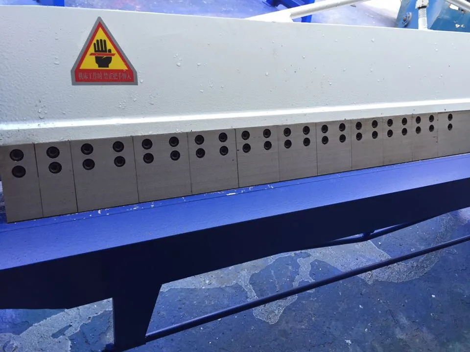 DDM hand tdf flange folder duct bending machine hvac duct folding machine