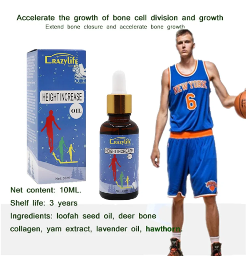 Height Increasing Oil Medicine Body Grow Taller Essential Oil Foot Health Care Products Promos Bone Growth 30ml