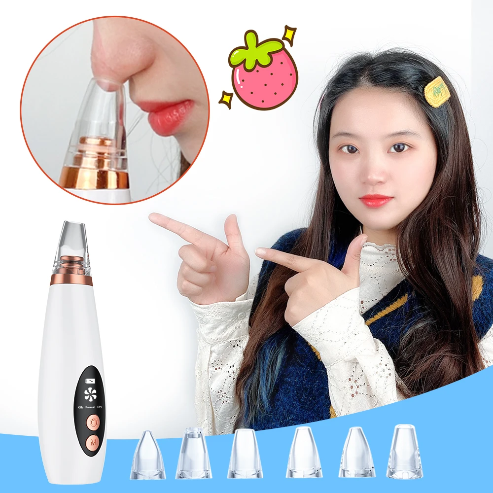Electric Facial blackhead remover vacuum facial pore cleaner tool kit OEM/ODM Service Blackhead Remover