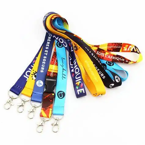 Factory Customized Lanyard ID Card Holder Cheap Lanyard Personalized Neck Strap Lanyard Printed Polyester Custom Logo