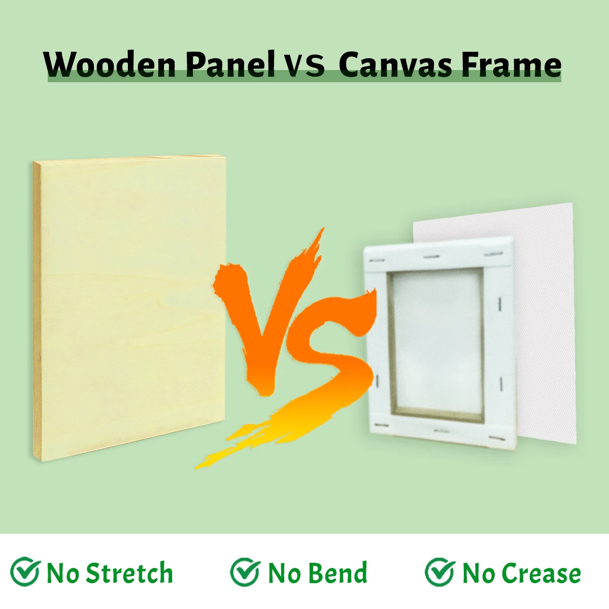 Falling in Art Unfinished Wood Panels for Painting,Wooden Canvas 8x10 Inch 1.8cm Deep,Cradle Boards for Pouring,Burning and More