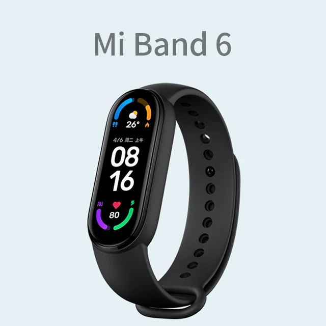 
Original Xiaomi Mi Band 6 Sport Wristband Heart Rate Fitness Tracker Blue tooth 1.56 