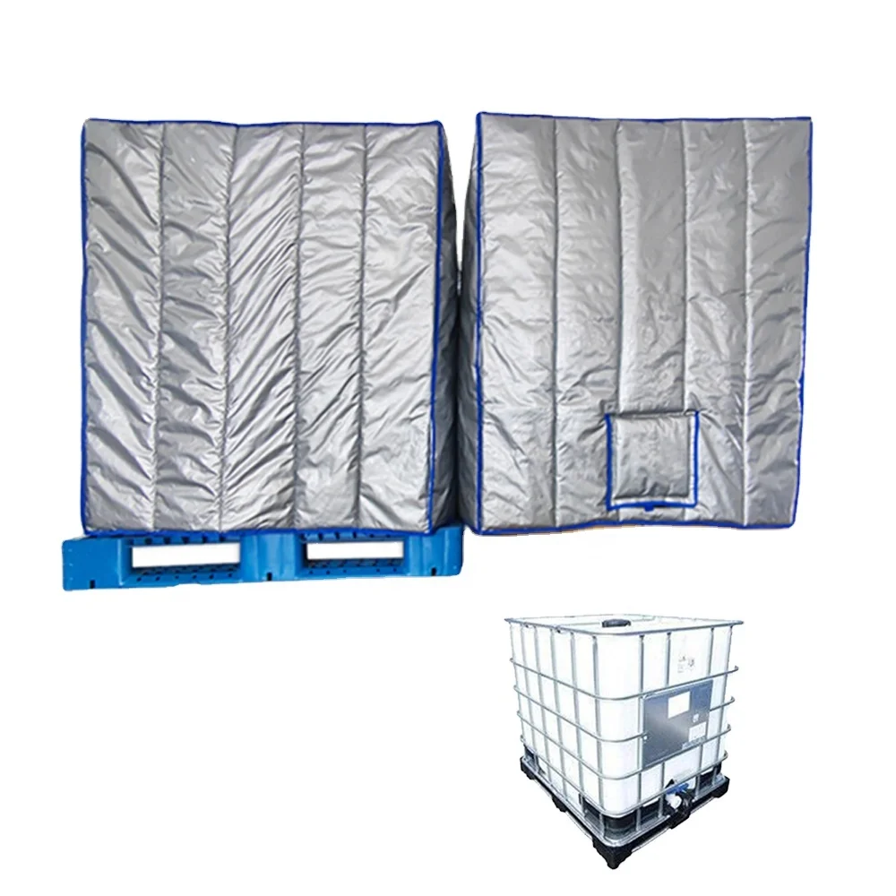 Anti UV Waterproof IBC Insulated Covers And Heating Jackets Weatherproof  IBC Cover for 1 IBC