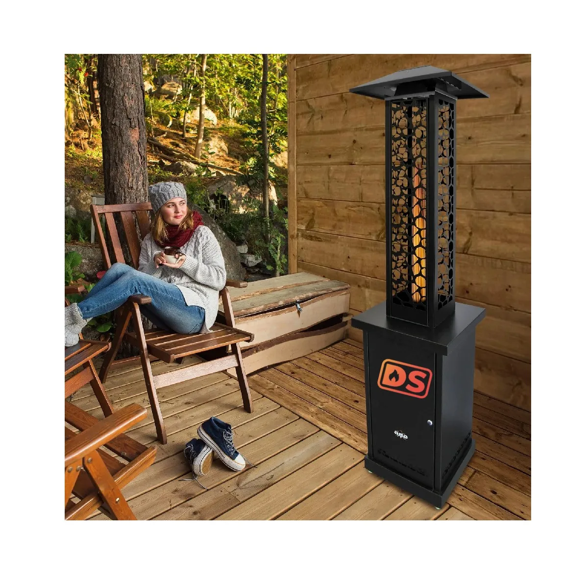 Lifestyle горелка, нагревательный камин, уличная печь с деревянными гранулами, нагреватель для патио, для заднего двора