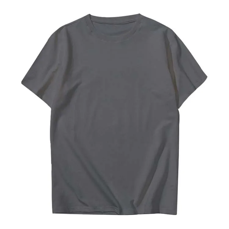 Низкий минимальный заказ, мужские футболки высокого качества из тяжелого хлопка с круглым вырезом, Безразмерные футболки на заказ