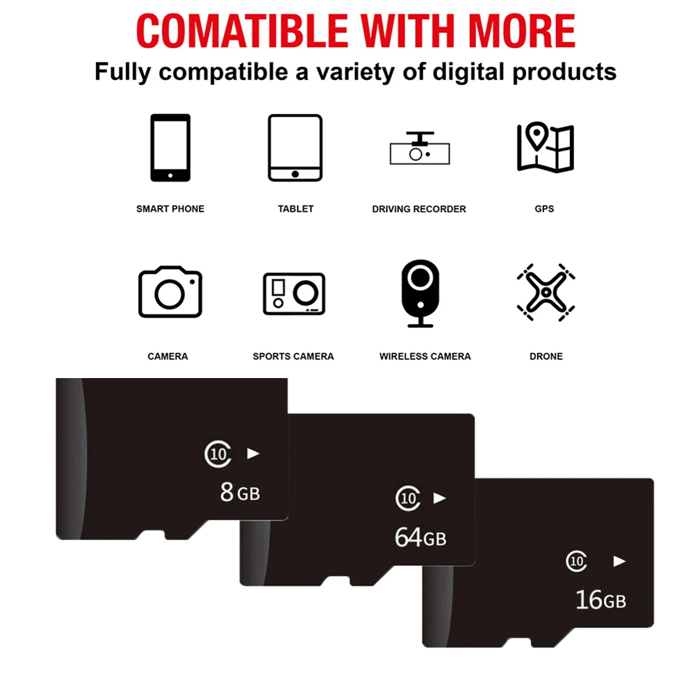 Wholesale High Quality AK AS U3 TF Card 4GB 8GB 16GB 32GB 64GB 128GB Flash Memory Card