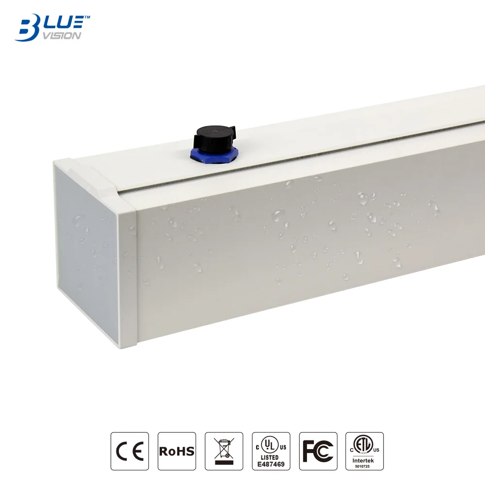 L8989-WW45S 4ft ip66 waterproof linear street light 3000k led linear light non-linkable outdoor linear led underground light