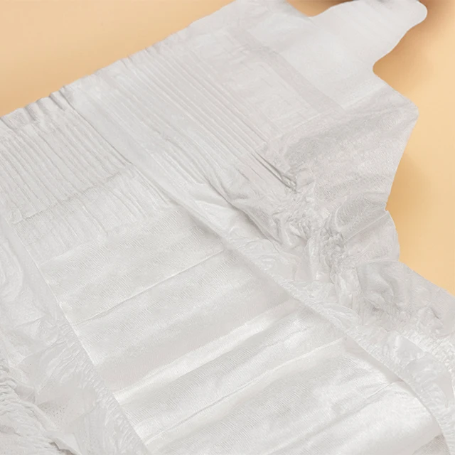 ECO BOOM fluff pulp bamboo pull up large size baby diaper in bales disposable organic training pants