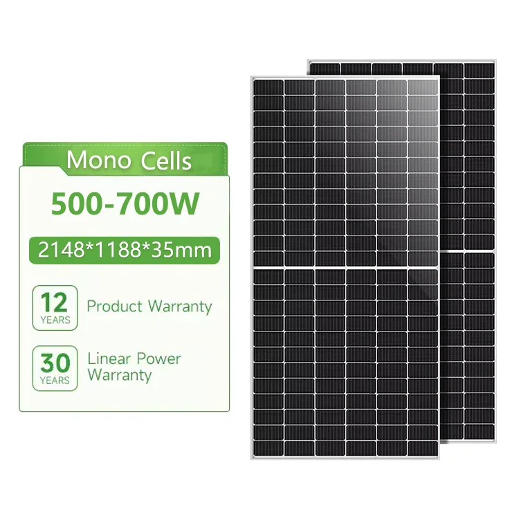 monocrystalline solar panels 400W 500W 550W solar panel with TUV/CE