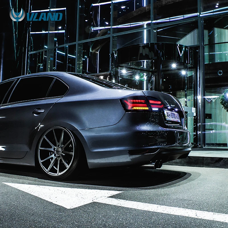 VLAND manufacturer for Jetta Mk6 taillight for 2011-2014 for JETTA LED tail lamp with moving turn signal wholesale price