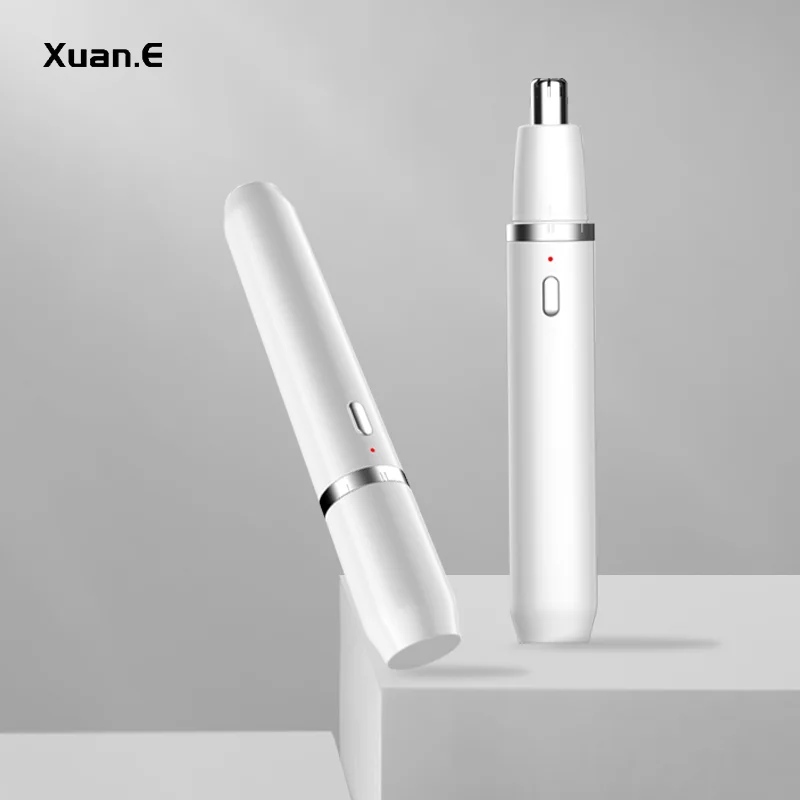 Amazon Hot Selling Face Hair Trimmer Water Resistant Stainless Steel Ear And Nose Hair Trimmer Clippers