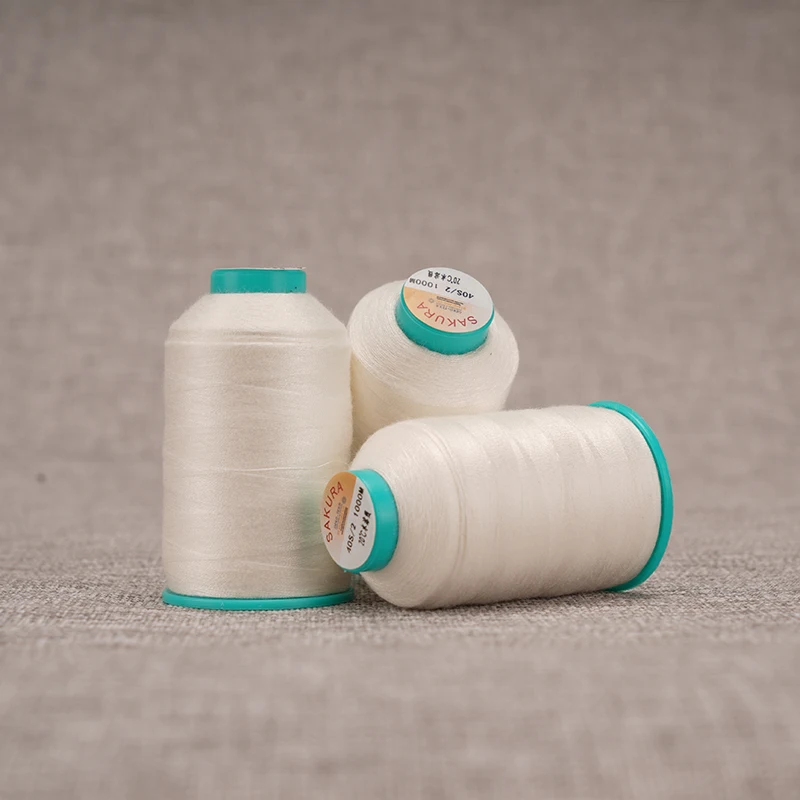 Водорастворимая нить для шитья/вышивания 40s/2 1000m на конус 20 градусов