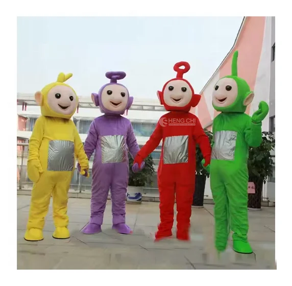 Shengchi CE cute red Teletubbies mascot costume fancy dress adult festival for adult cartoon mascot costume