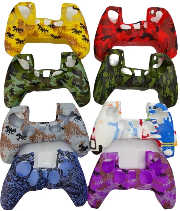 PLAY X High-quality Protective Silicone Cover Case Cover Skin For PS5 Controller Gamepad Joystick