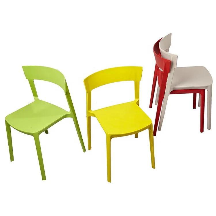 Restaurant stackable dining monoblock chair pp plastic chair