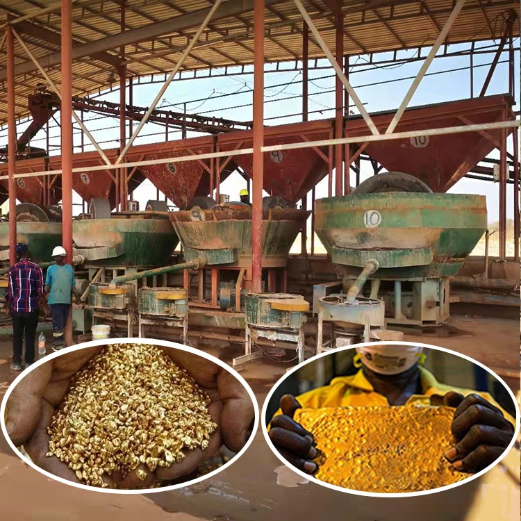 New type model gold 1600 wet pan grinding mills