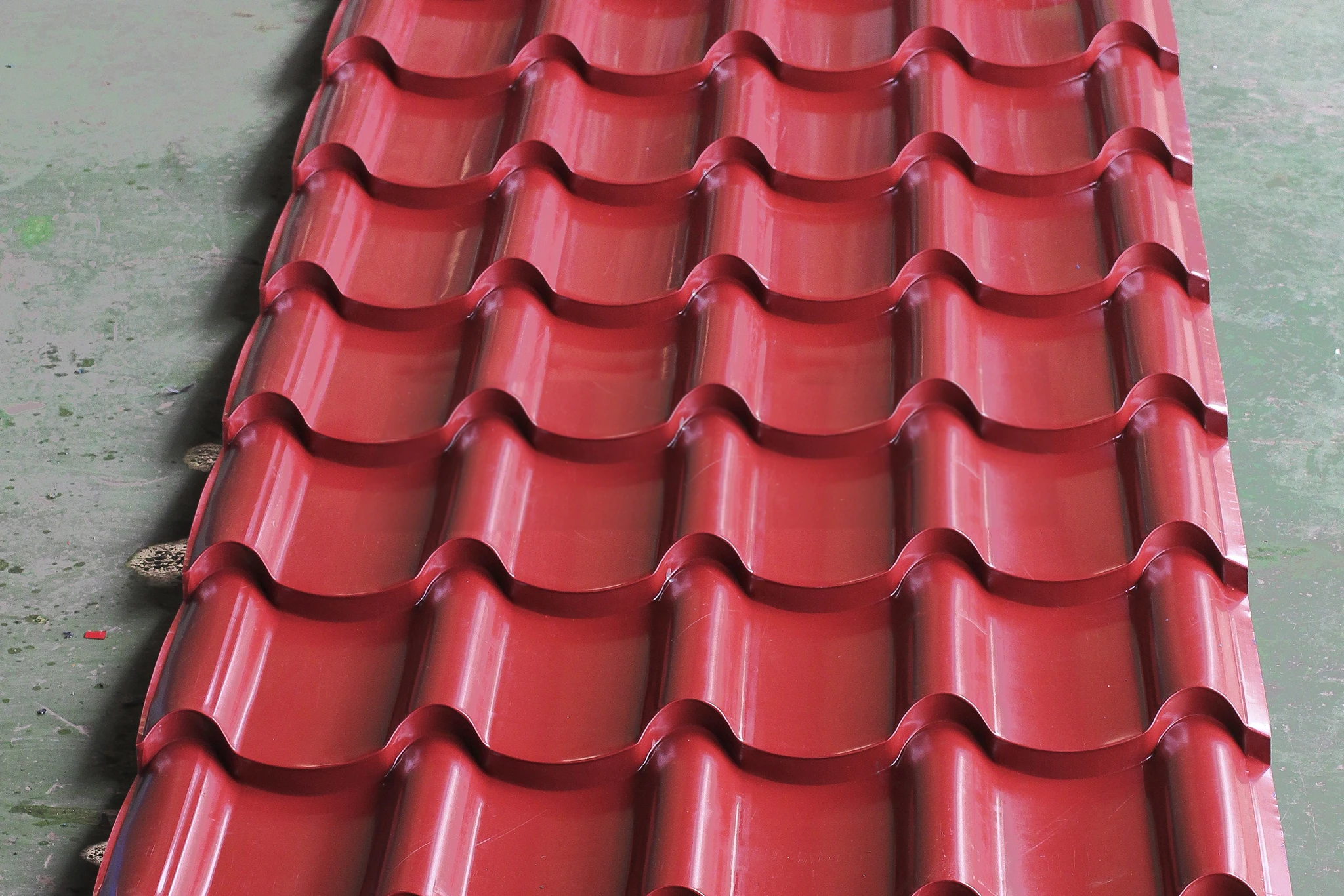Glazed porcelain roof tiles ceramic tile production line galvanized metal roll forming device