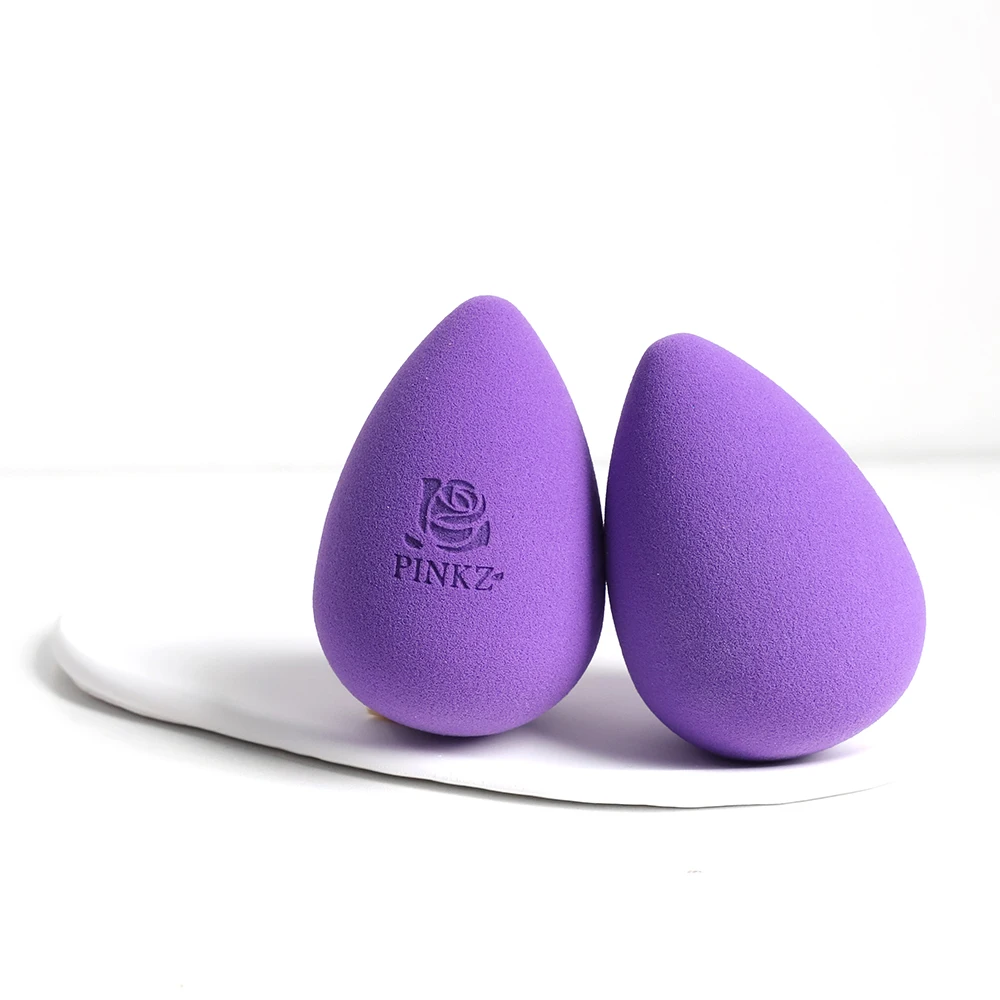 Pinkz Purple Series Private Label Ultra Soft Formula Makeup Sponge Blender Set Foundation Use Makeup Sponges Wholesale