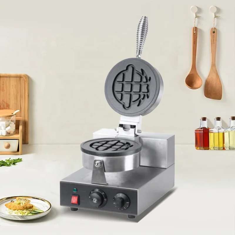 Wholesale  Commercial Stuffed Belgian Waffle Maker Restaurant Snack Shop Use Cartoon Shaped Electric Stuffed Waffle Maker