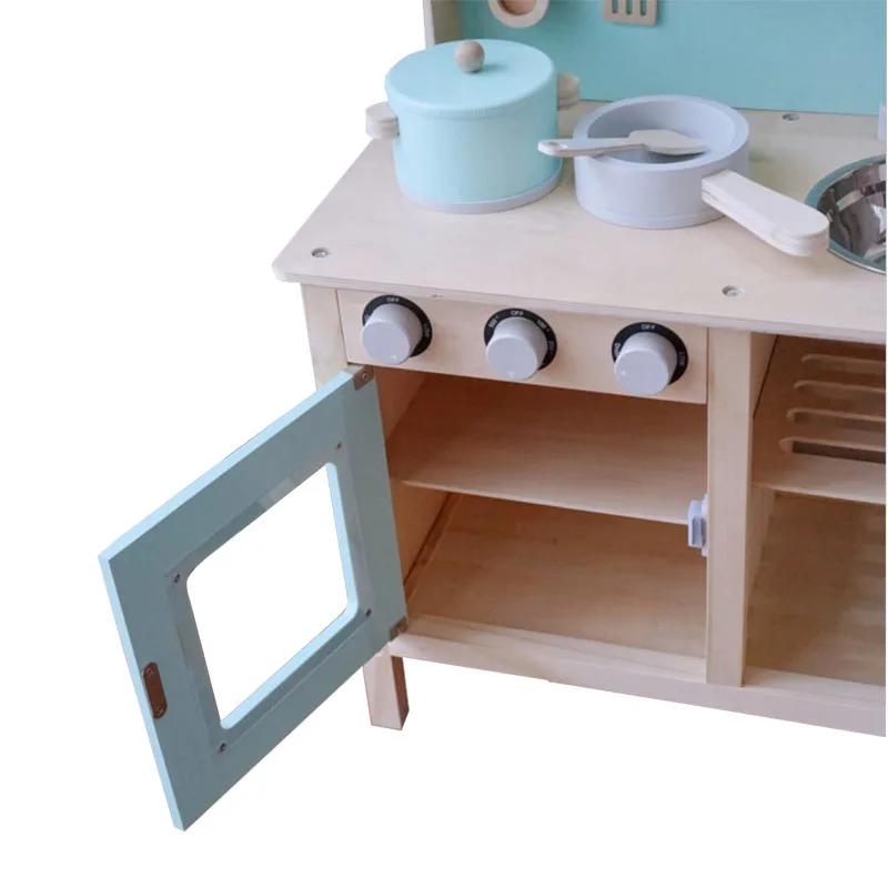 Детский игровой домик, кухня, Детская Веселая деревянная мебель, кухня, игровые Игрушки