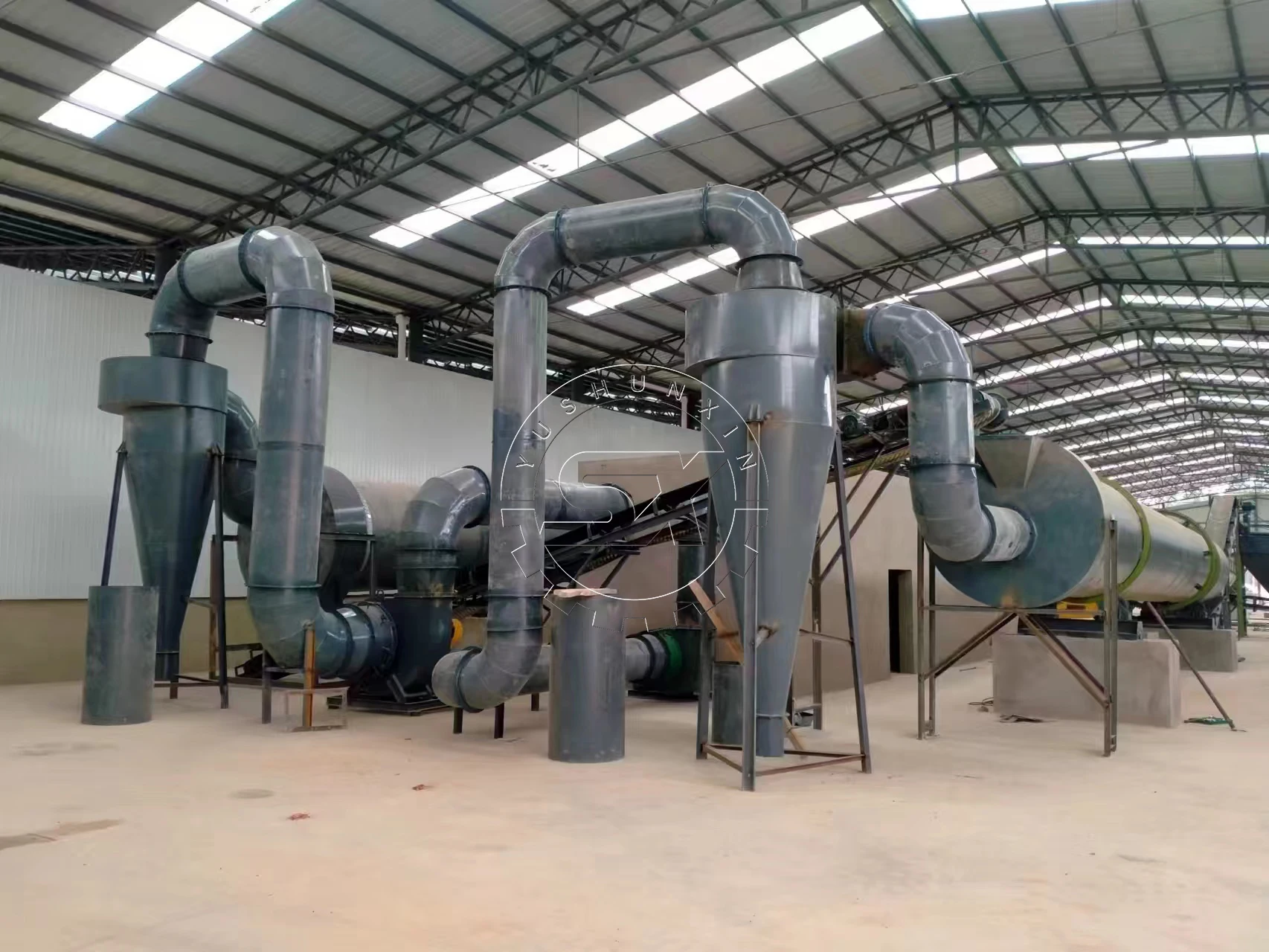 Compound amino acids powder and npk fertilizer production line