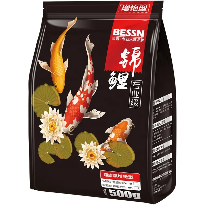 
BESSN koifish food goldfish food high protein floating particles natural organic fish food 