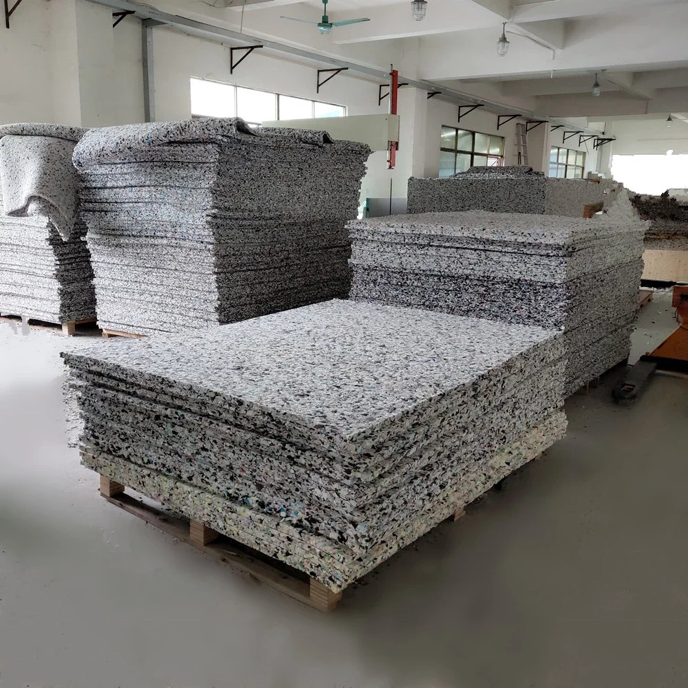 Free Sample-High Density Rebonded Foam Scrap Rebonded PU Foam Polyurethane Foam Sheet Mattress Pads