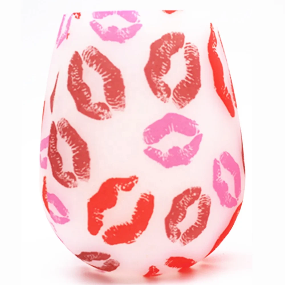 Amazon Top Seller Non-Toxic Reusable Red Wine Glass Camouflage Food Grade Healthy Silicone Folding Water Cup Tumbler