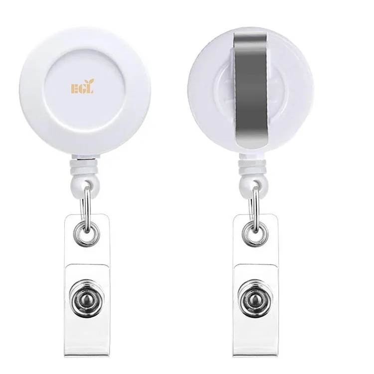 in stock colorful Name Doctor Nurse Plastic Lanyards Retractable Clip ID Badge Pull Reel Holders