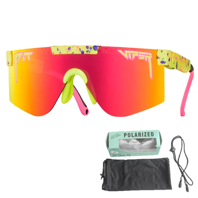 Новинка, детские очки P VIPERs XS Sung, уличные спортивные солнцезащитные очки UV400, велосипедные очки, очки для мальчиков и девочек