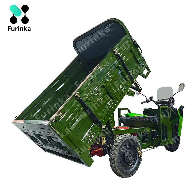 Electric cargo Tricycle with Open Cabin Cargo Tricycle Hot Sale 60V 3-wheel Great Electric Motorcycle 1000w 60V