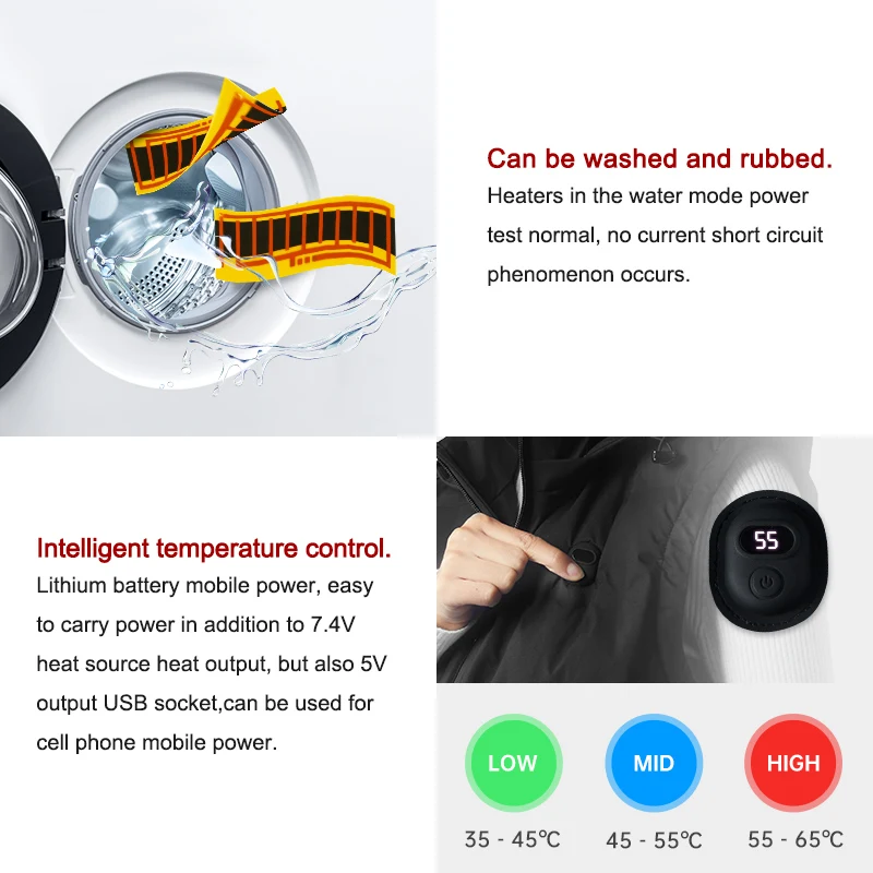 USB Powered Electric Heating Film Pad Winter Warm Neck Wrap for Car Outdoor and Household Use