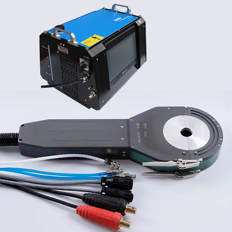 Orbital pipe welding machine with sealed head pipe to pipe, pipe to sheet, pipe to flange welding