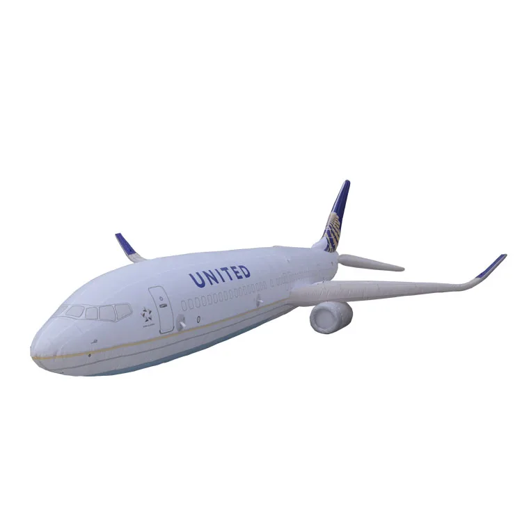 Custom Inflatable Sky Fighter Jet PVC Airplane Model Advertising Inflatable Jet Plane Balloons