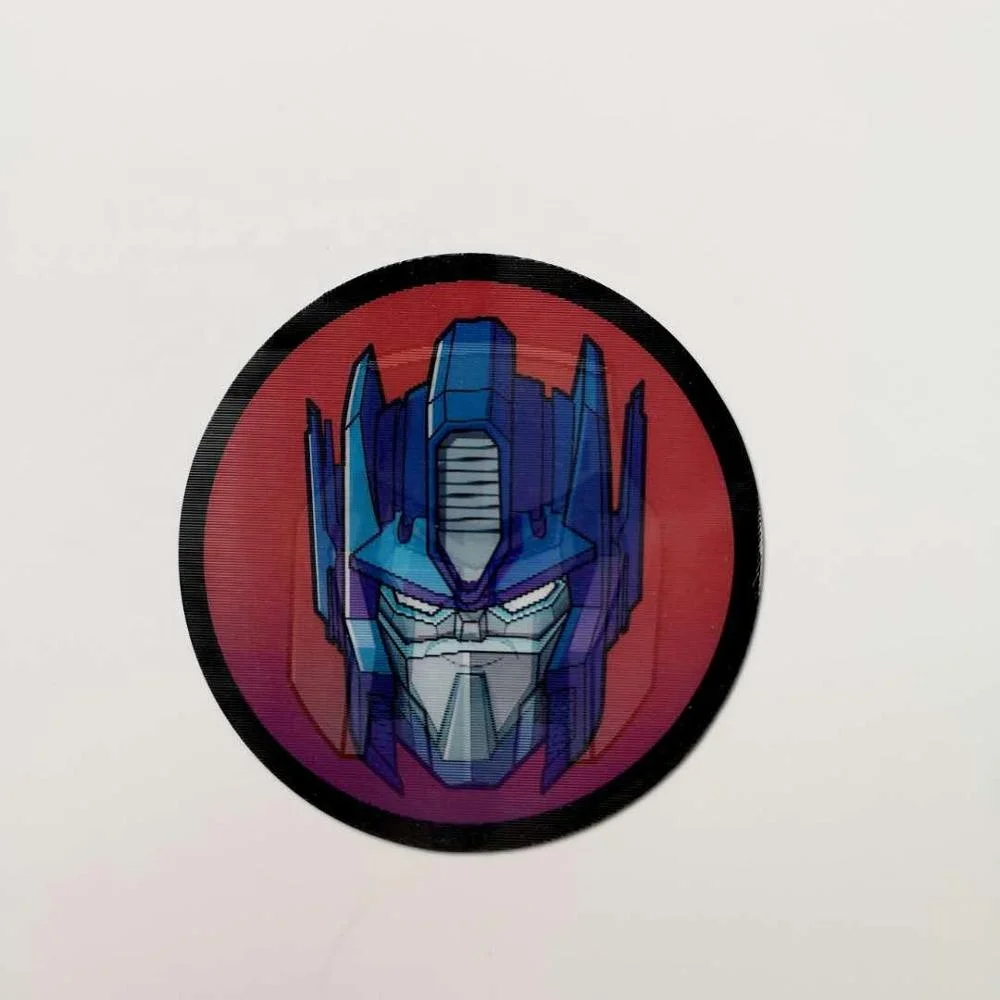 Soft material TPU lenticular fabric label 3D lenticular patches custom for hats