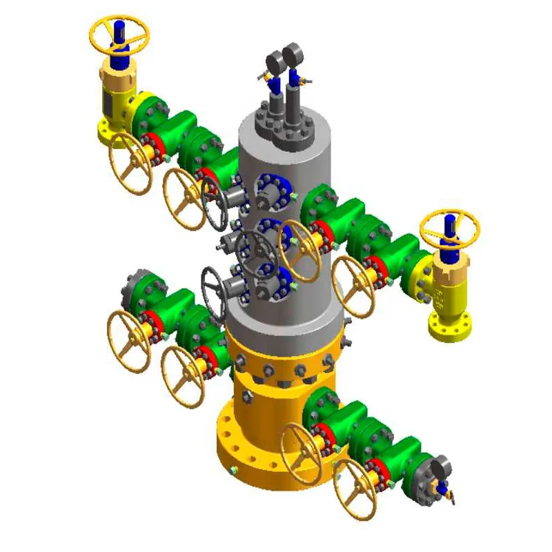 Customized Api 6a Wellhead Four Way Tubing Head Christmas Tree for Sale