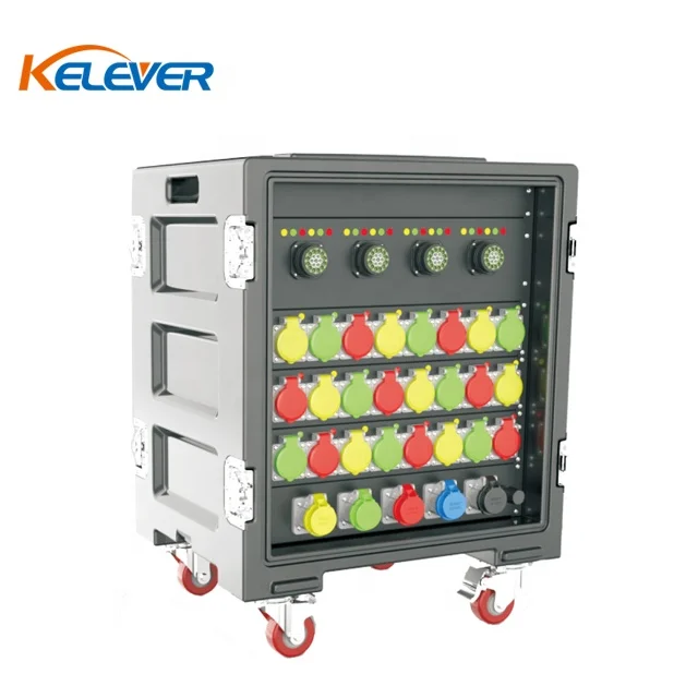 48 channels 12U socapex audio power distro rack