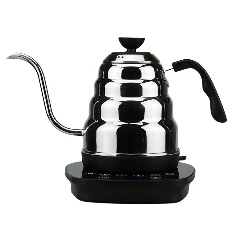 Stainless steel electric kettle Hand washed kettle electric intelligent thermostatic coffee Gooseneck electric water kettle