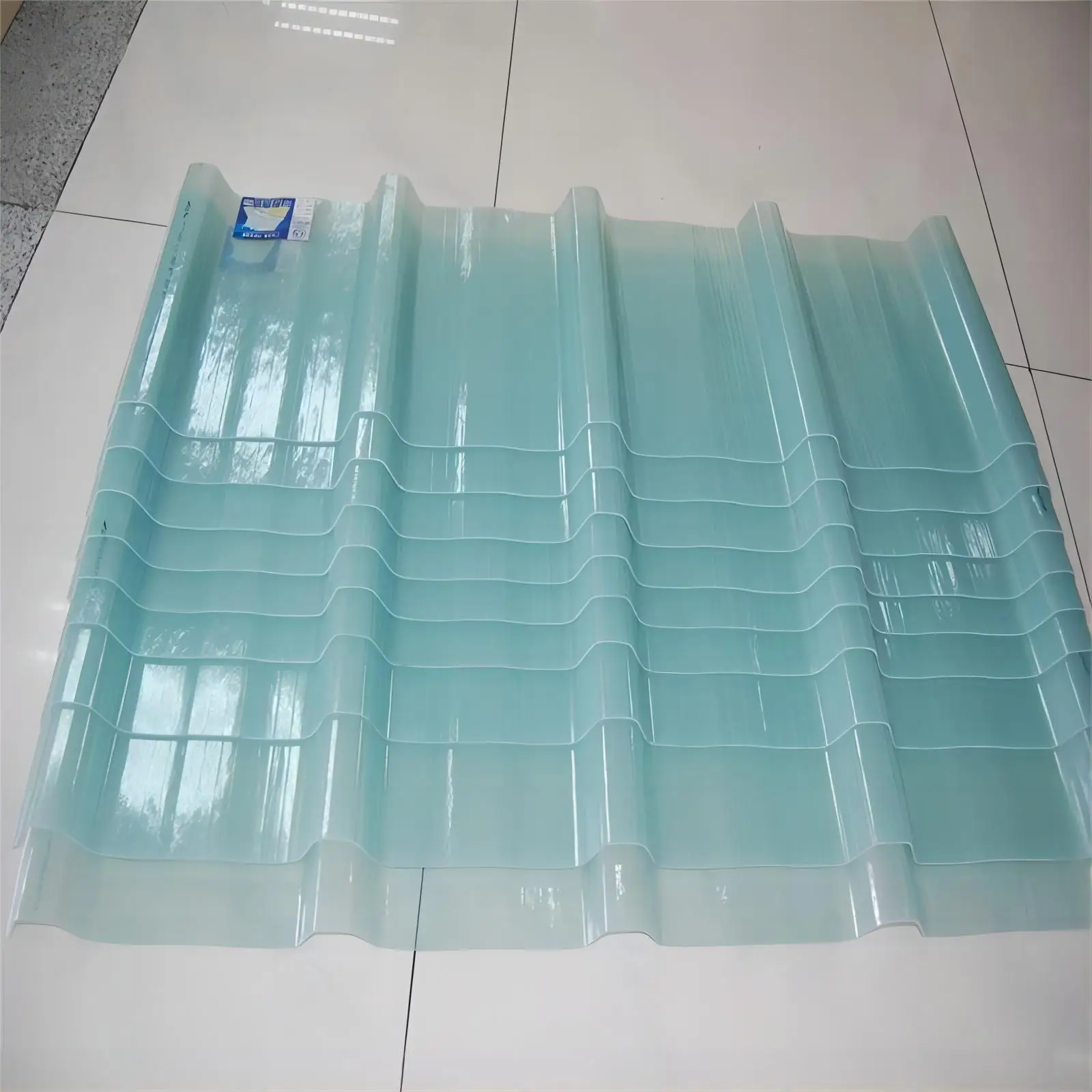 Sun Sheets Fireproof Plastic Glass Plastic Polycarbonate Corrugated Roofing Sheets for Greenhouse