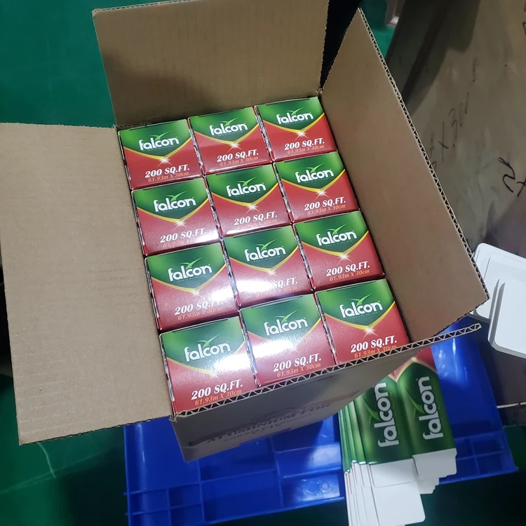 Food Grade 30 Micron Aluminum Foil Soft and Coated for Kitchen Use Printed Features