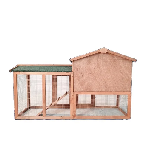 Jaalex Custom New Type Outdoor Big Mobile Waterproof Sturdy And Durable Wood Chicken Coop Double Layer Animal House For Farm