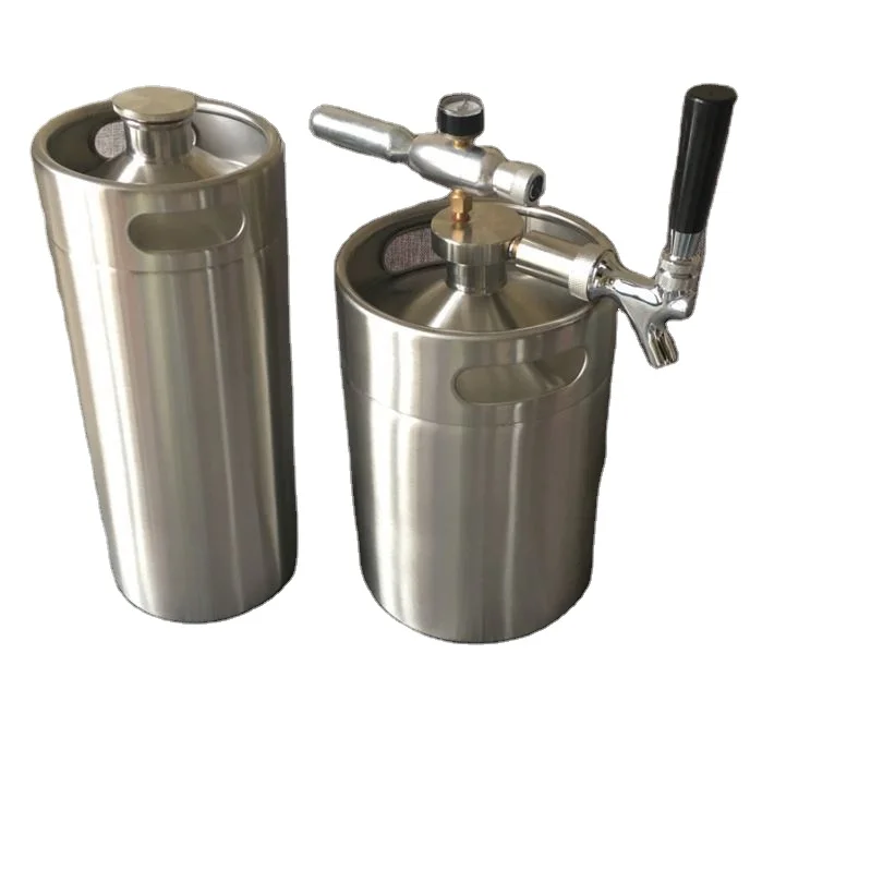 Steel Beer Barrel Beer Keg 10 Liters Craft Brewing Use or Homebrew CN;ZHE