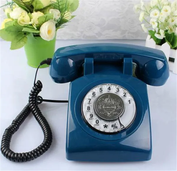old fashion telephone rotary dial phone decorative retro telephone