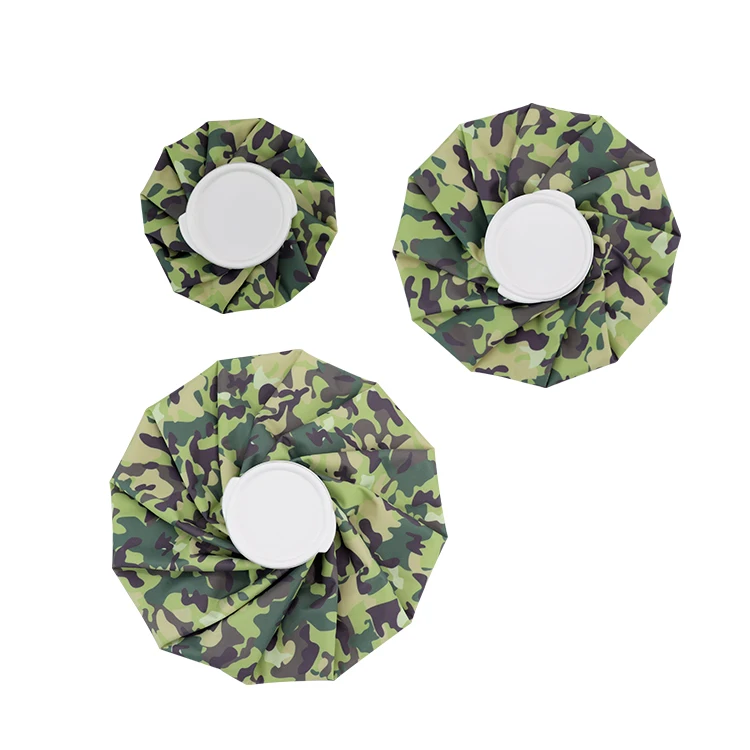 Medical rehabilitation 6inch 9inch therapy ice bag fabric ice pack