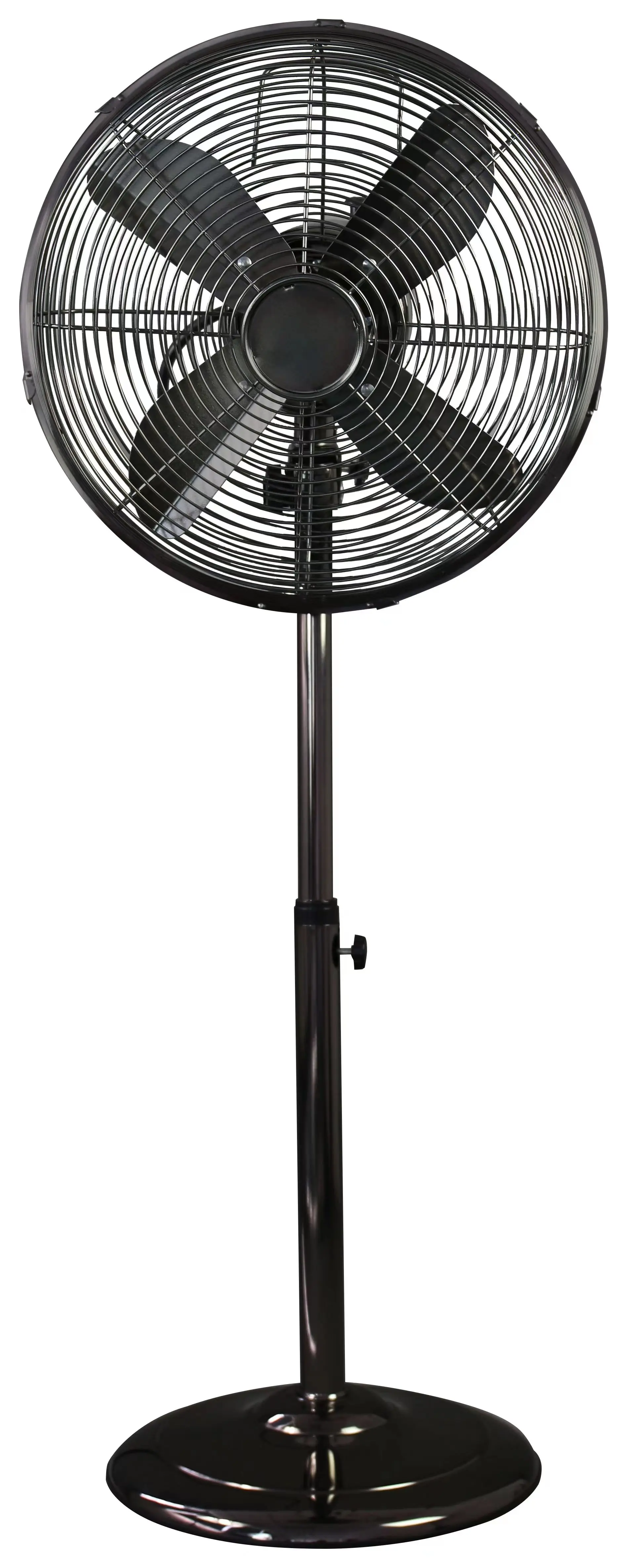 Electric Stand Fan 16 Inch Pedestal Retro Fan With Metal Blade and Metal base Metal Floor Fan