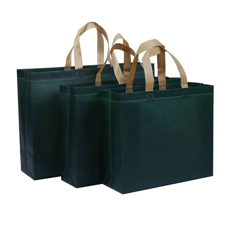 Модная цветная пустая Нетканая сумка, рекламная Экологичная хозяйственная сумка для супермаркетов, с логотипом может быть c