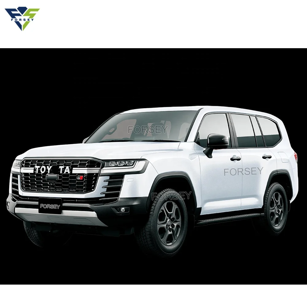 Car Body Parts Front Grille for Land Cruiser LC300 2022 Car Front Bumper Grille Sliver G-R version grille