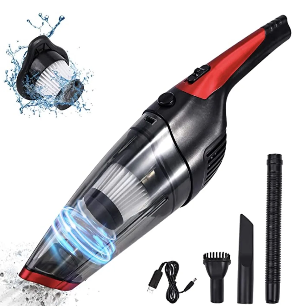 Mini Best Handheld Portable Cordless batter Car Vacuum Cleaner  for car home wash cleaning